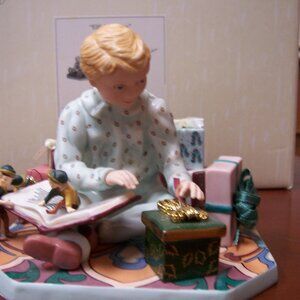 Vivi Life In Porcelain Elivsh Dreams  Boy on Christmas Morning   - MIB